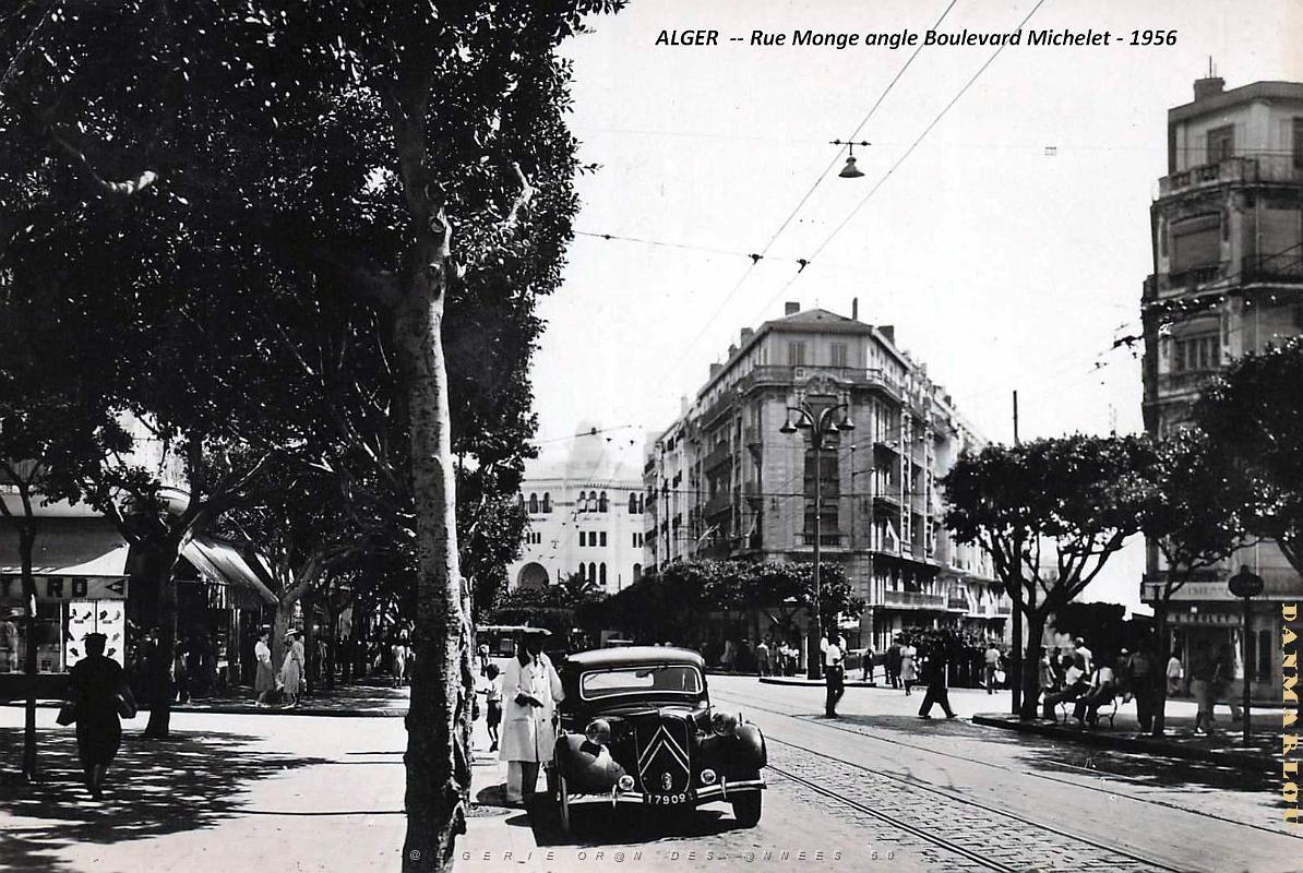 3081- Alger - Rue Monge Angle Boulevard Michelet.jpg